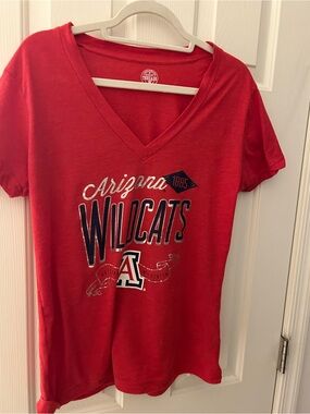 Rivalry Threads Arizona Wildcats Red V-Neck Tee